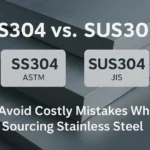Sourcing Steel? Know the Difference Between SS304 and SUS304
