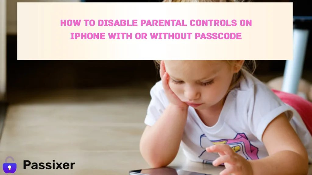 Disable parental controls on iPhone