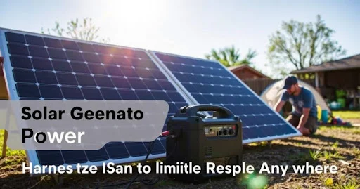 Solar Generator Power: Harness the Sun for Limitless, Portable Energy Anywhere