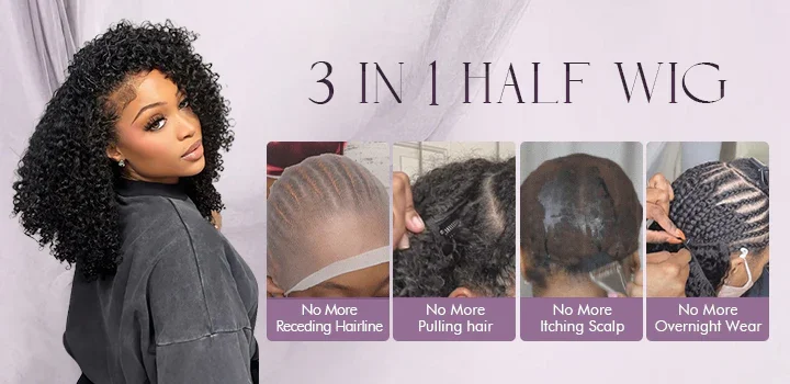 BGMgirl Half Wigs
