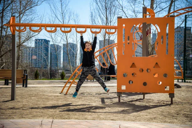 Flying fox playground equipment