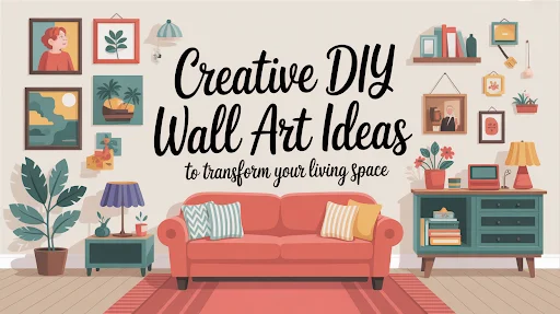 Creative DIY Wall Art Ideas to Transform Your Living Space