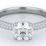 Round Diamonds and Pave Setting Clarity Tips