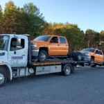 Is it permissible to tow a passenger car on the highway?