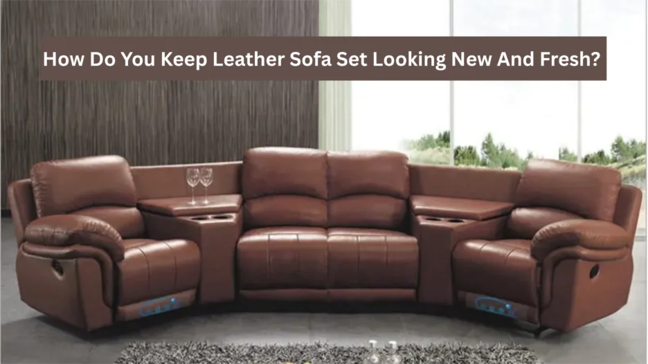 Leather sofa