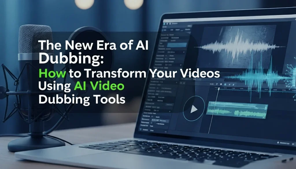 AI video dubbing