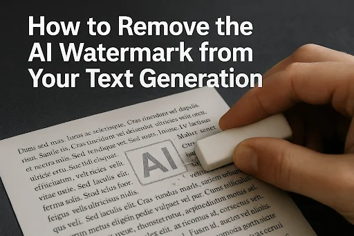How to Remove the AI Watermark from Your Text Generation