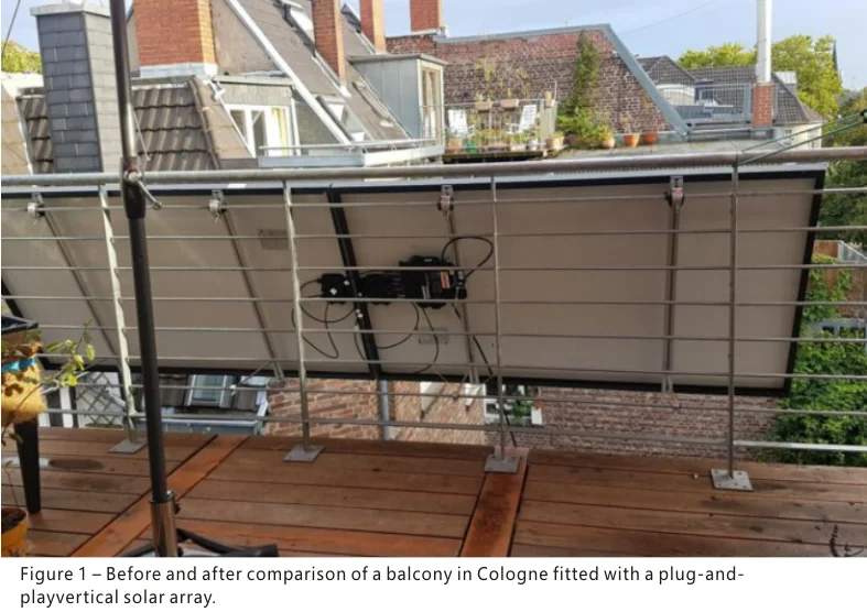 balcony solar power plant