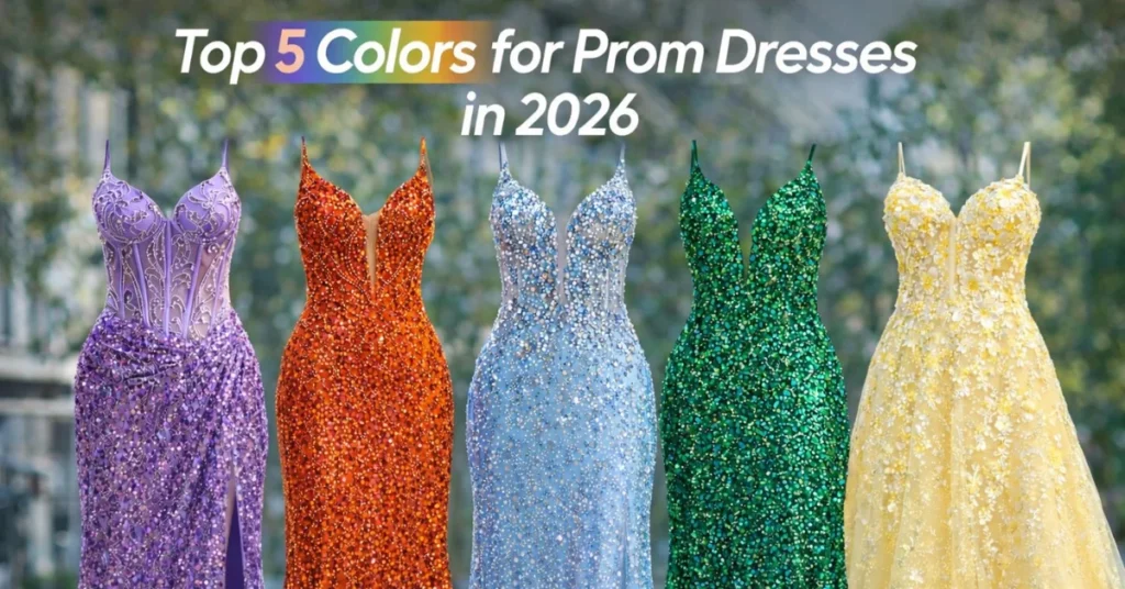 Top 5 Colors for Prom Dresses in 2026
