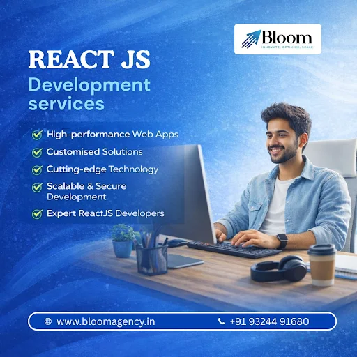 ReactJS Development Services | Build Fast & Scalable Web Apps – Bloom Agency