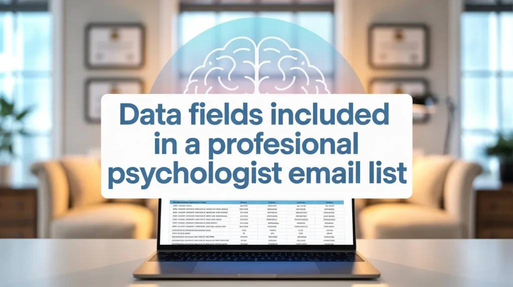 Data Fields Included in a Professional Psychologist Email List