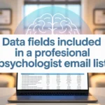 Data Fields Included in a Professional Psychologist Email List